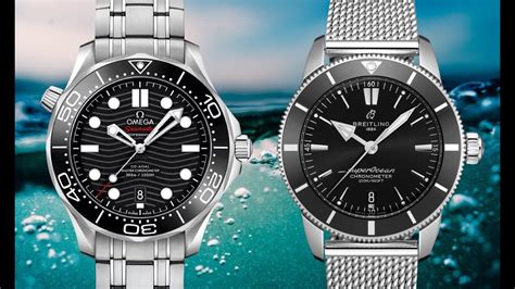 omega speedmaster vs breitling superocean heritage|breitling superocean 42 lug to.